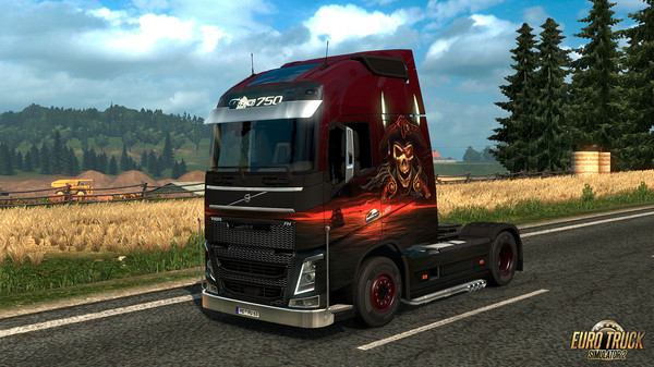 скриншот Euro Truck Simulator 2 - Pirate Paint Jobs Pack 3
