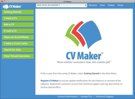 CV Maker for Mac