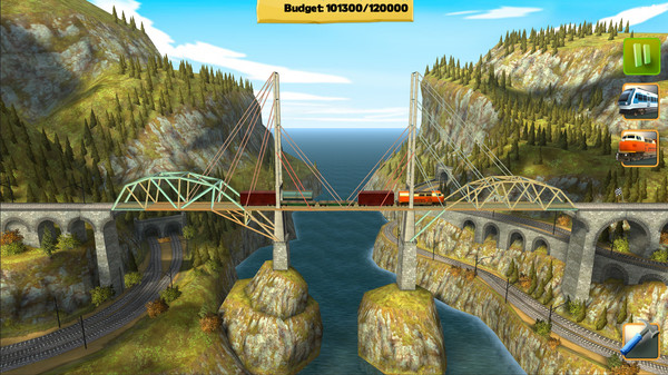 скриншот Bridge Constructor - Trains - Expansion Pack 2