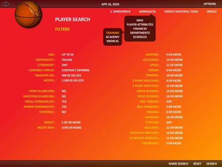 скриншот World Basketball Manager 2010 4