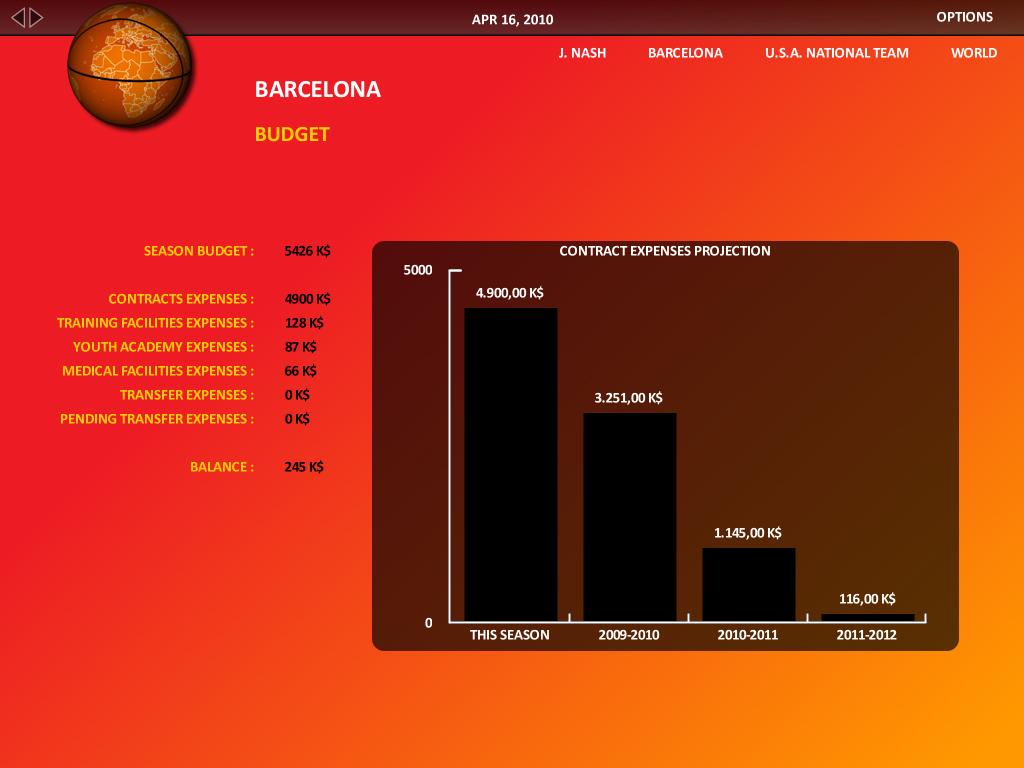 World Basketball Manager 2010 Featured Screenshot #1