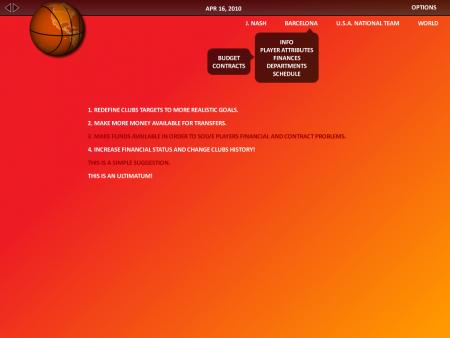 скриншот World Basketball Manager 2010 1