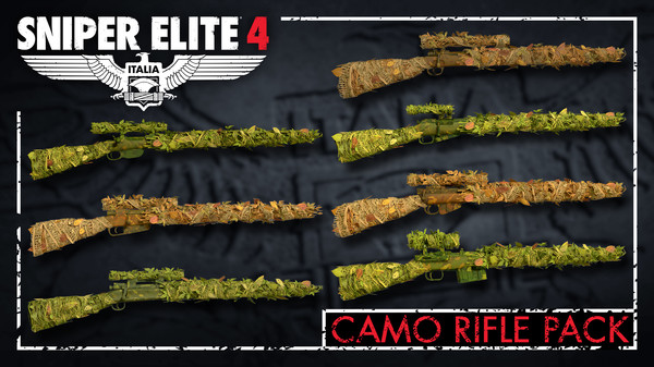 скриншот Sniper Elite 4 - Camouflage Rifles Skin Pack 5