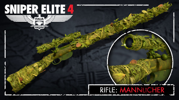 скриншот Sniper Elite 4 - Camouflage Rifles Skin Pack 3