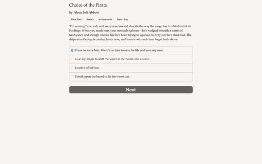 Choice of the Pirate