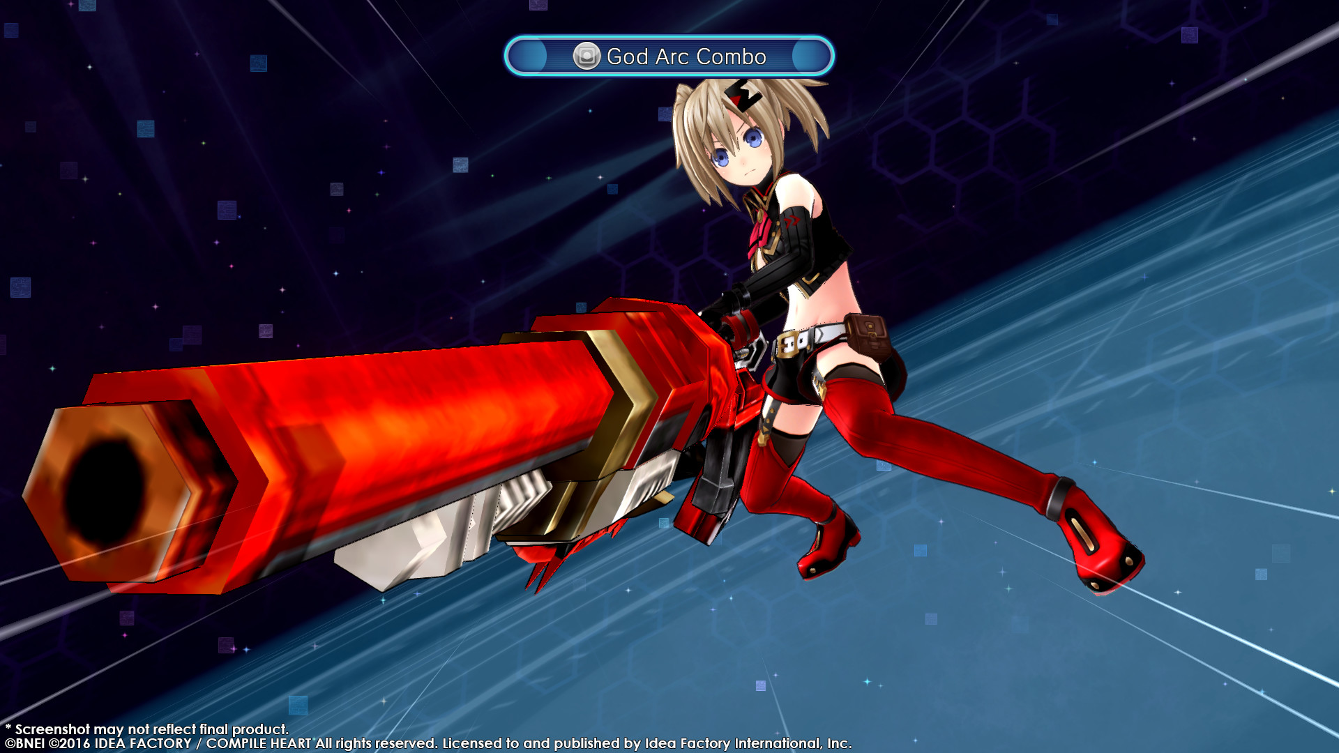 Megadimension Neptunia VII Party Character [God Eater] Featured Screenshot #1
