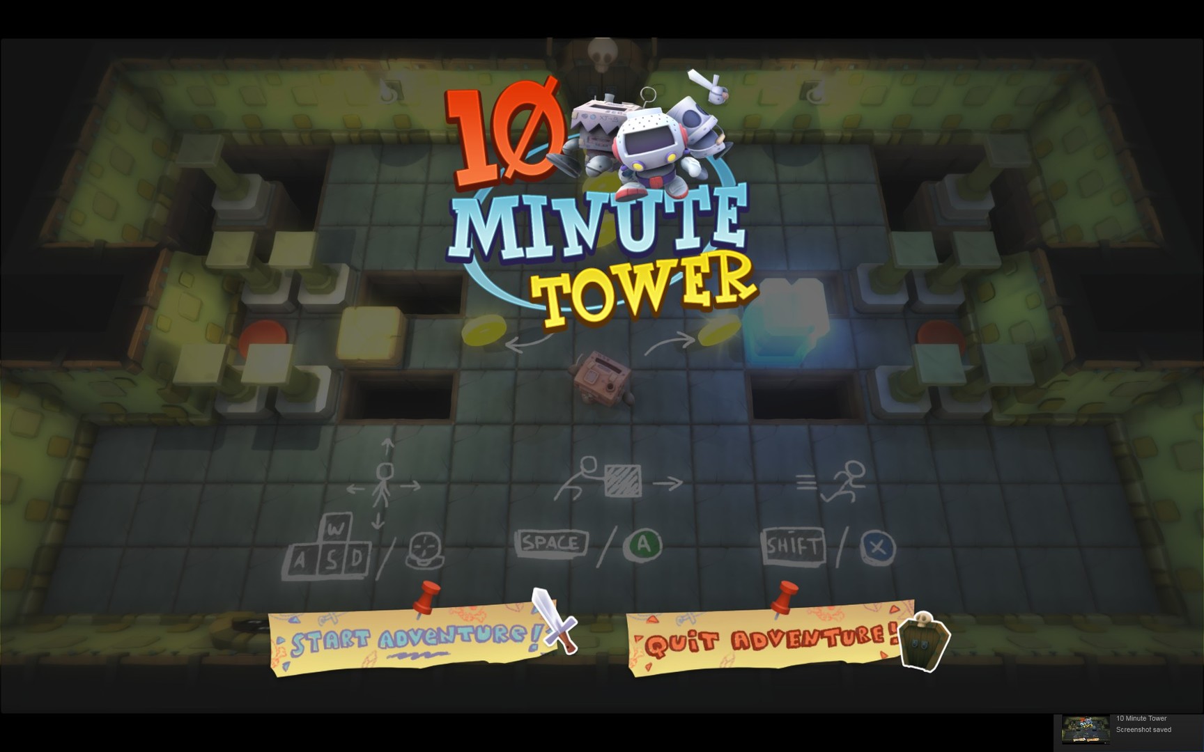 screenshot of 10 Minute Tower 2