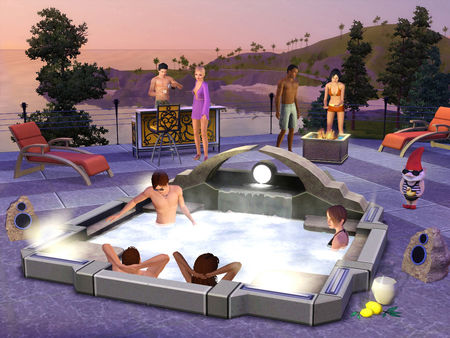 скриншот The Sims 3 Outdoor Living Stuff 4