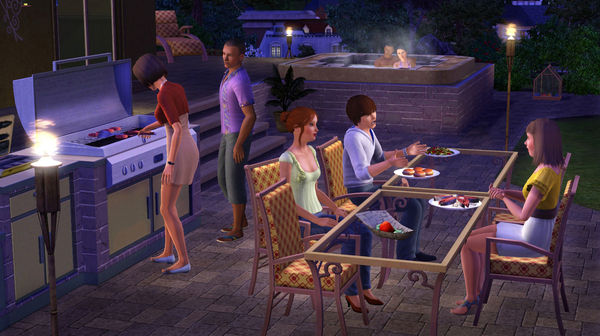 скриншот The Sims 3 Outdoor Living Stuff 2