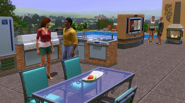 скриншот The Sims 3 Outdoor Living Stuff 1
