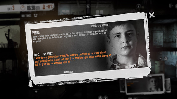 скриншот This War of Mine - The Little Ones DLC 1