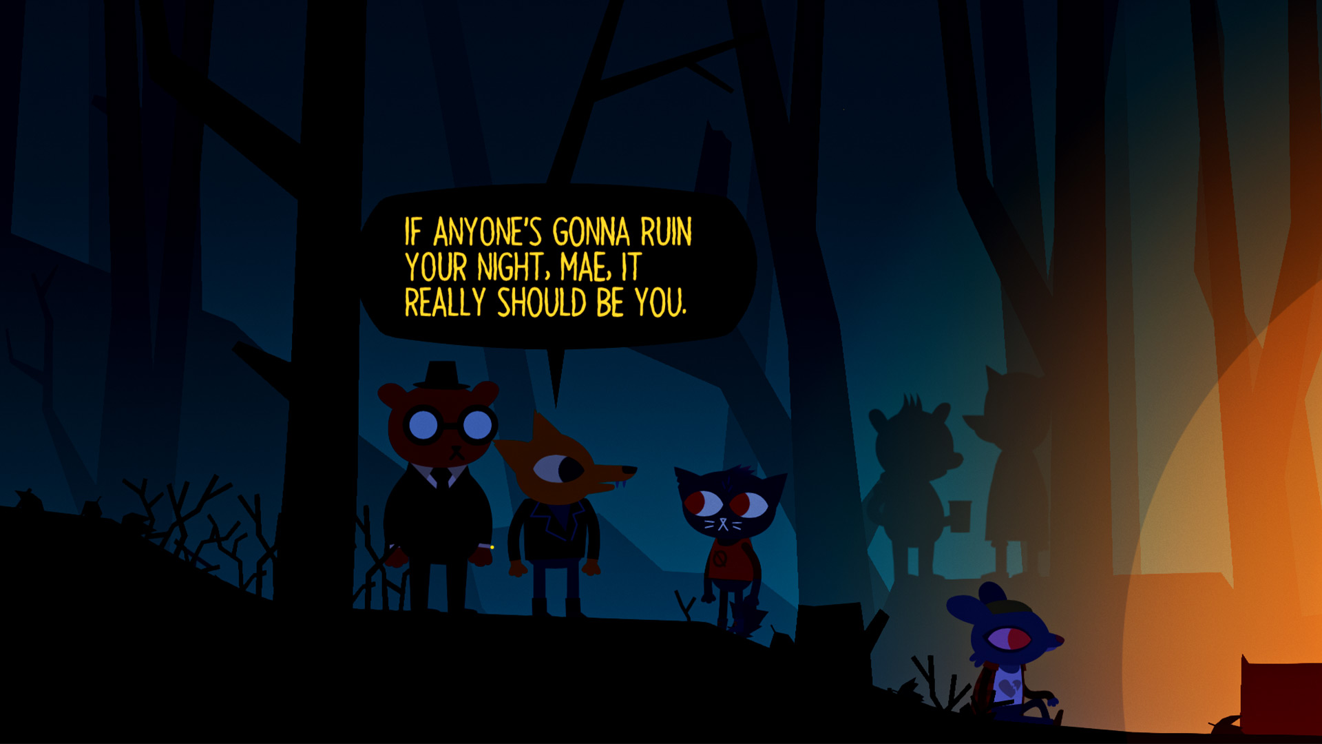 Mystery in the Night Woods