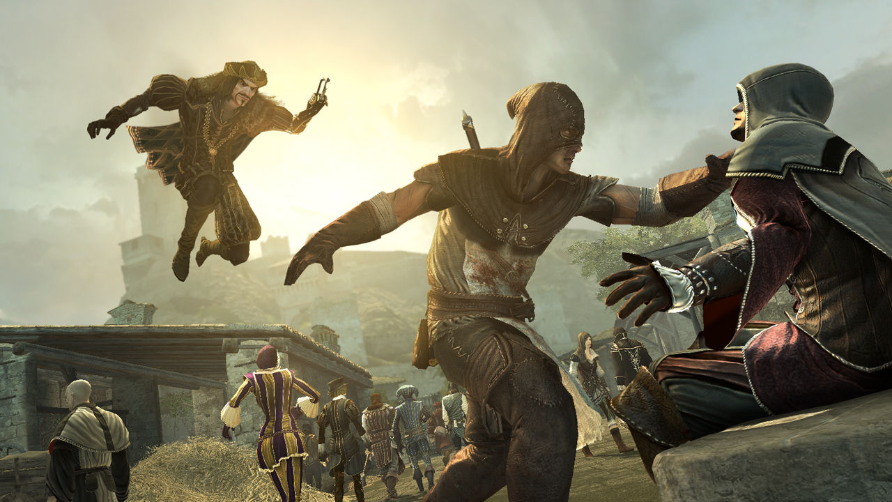 Coleção De Jogos Para Pc Assassins Creed 1,2 E Brotherhood