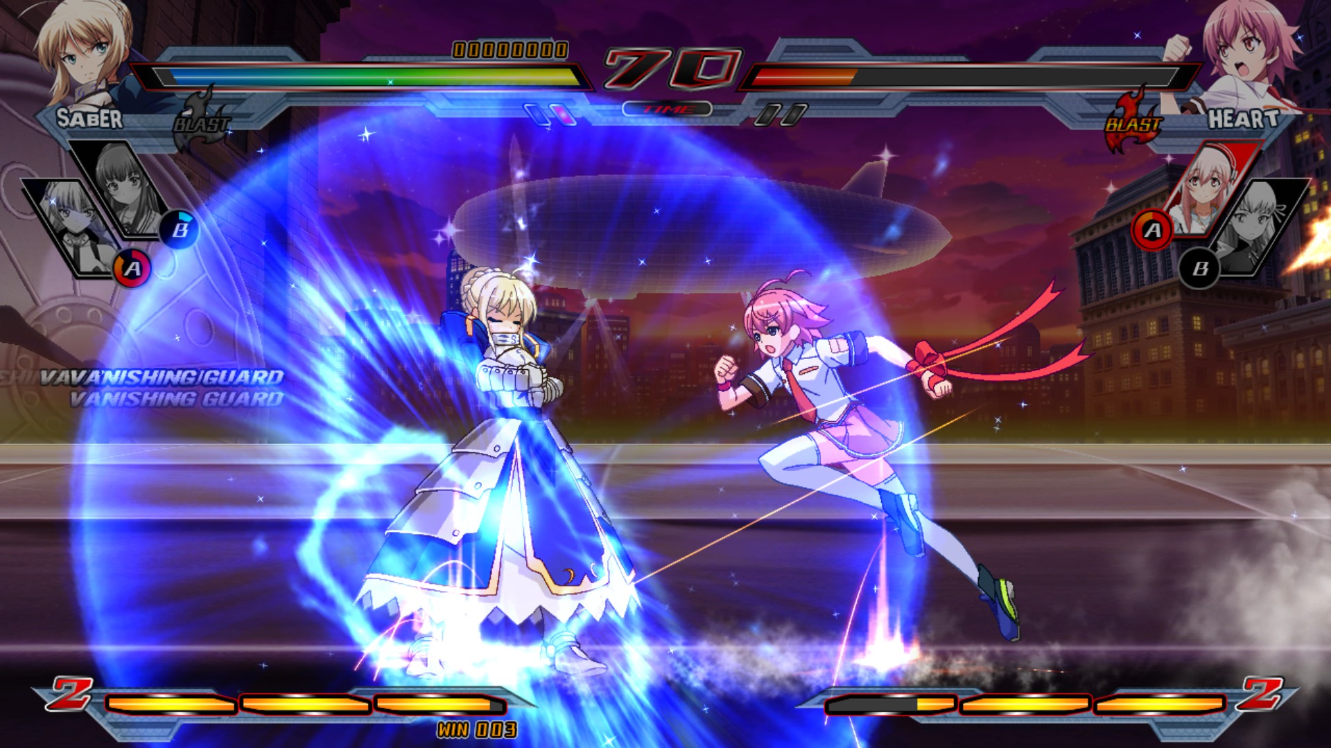 Nitroplus Blasterz Heroines Infinite Duel