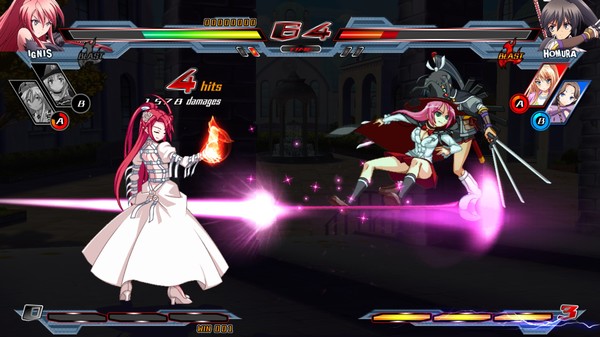 скриншот Nitroplus Blasterz: Heroines Infinite Duel 5
