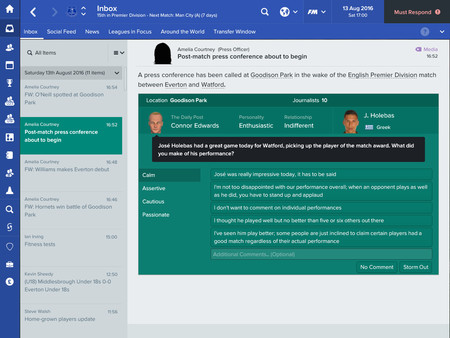 скриншот Football Manager 2017 3