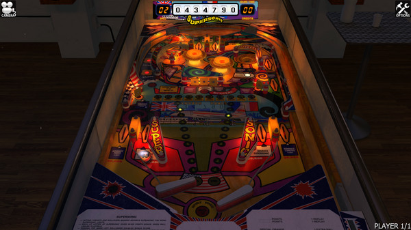 скриншот Zaccaria Pinball - Supersonic Table 2