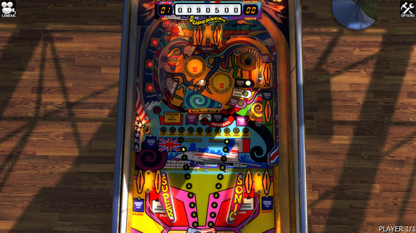 скриншот Zaccaria Pinball - Supersonic Table 1
