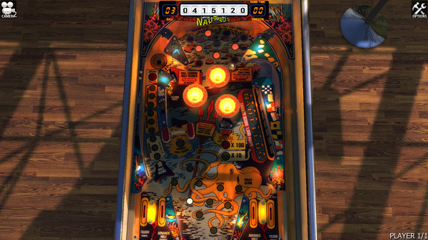 скриншот Zaccaria Pinball - Nautilus Table 1