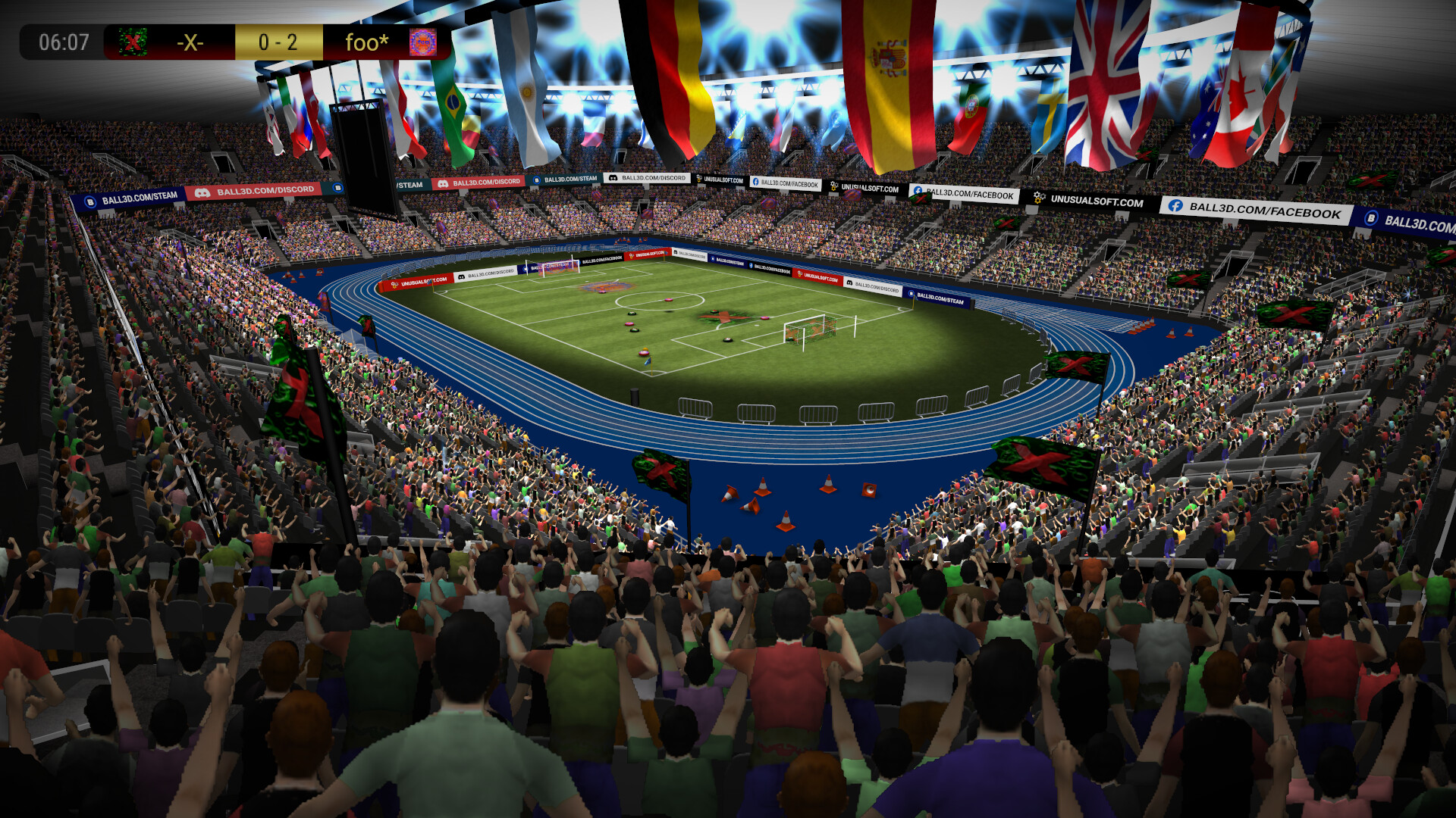 Ball 3D Soccer Online - обзор игры, новости, дата выхода, системные требования, купить игру за 21 руб., подборка похожих игр
