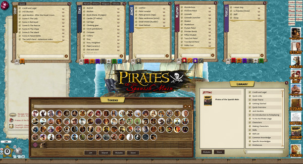 скриншот Fantasy Grounds - Savage Worlds Setting: Pirates 2