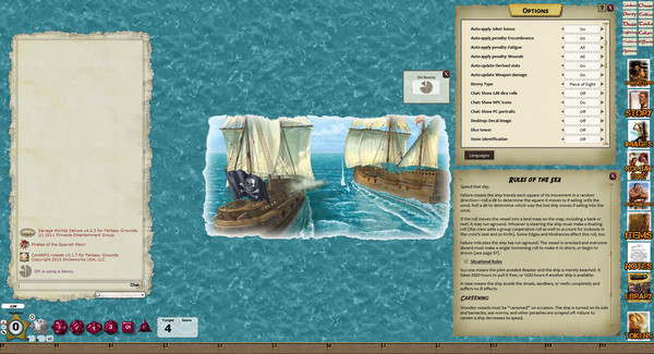 скриншот Fantasy Grounds - Savage Worlds Setting: Pirates 3