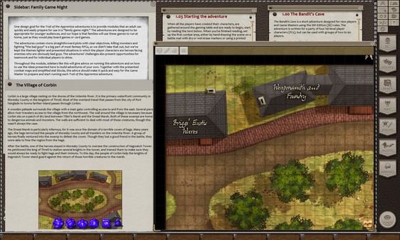 скриншот Fantasy Grounds - 5E: Legendary Beginnings: The Bandit's Cave 2