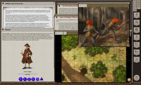 скриншот Fantasy Grounds - 5E: Legendary Beginnings: The Bandit's Cave 3