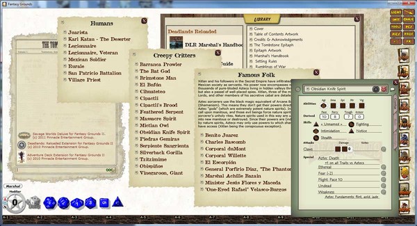 скриншот Fantasy Grounds - Deadlands: South 'o The Border Trail Guide 2