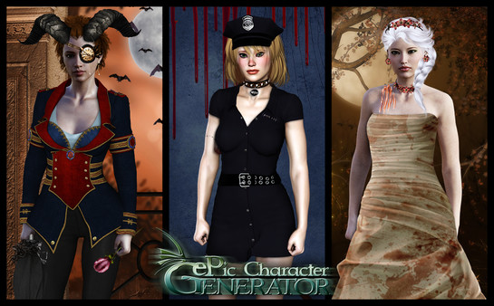 скриншот ePic Character Generator - Season #2: Female Halloween 3