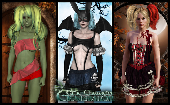 скриншот ePic Character Generator - Season #2: Female Halloween 1