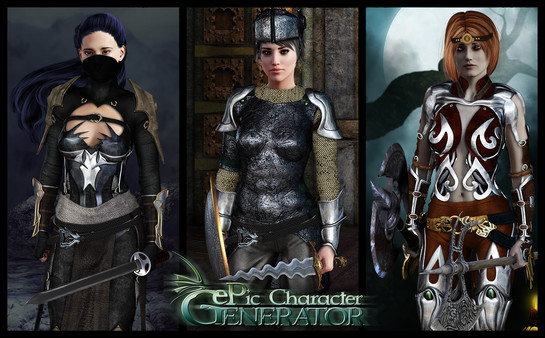 скриншот ePic Character Generator - Season #2: Female Warrior 1