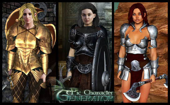 скриншот ePic Character Generator - Season #2: Female Warrior 3