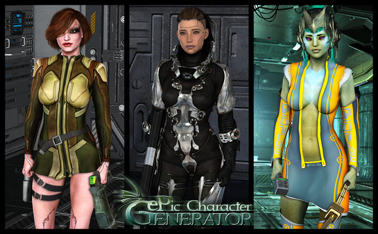 скриншот ePic Character Generator - Season #2: Female Sci-fi 2