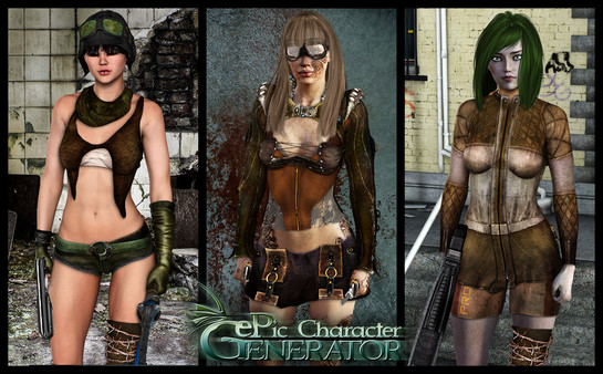 скриншот ePic Character Generator - Season #2: Female Post-apocalyptic 1