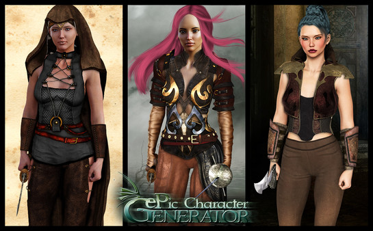 скриншот ePic Character Generator - Season #2: Female Adventurer #1 1
