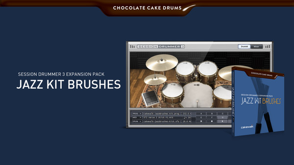 скриншот SD3: Chocolate Cake Drums - Jazz Kit Brushes 0