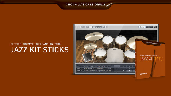 скриншот SD3: Chocolate Cake Drums - Jazz Kit Sticks 0