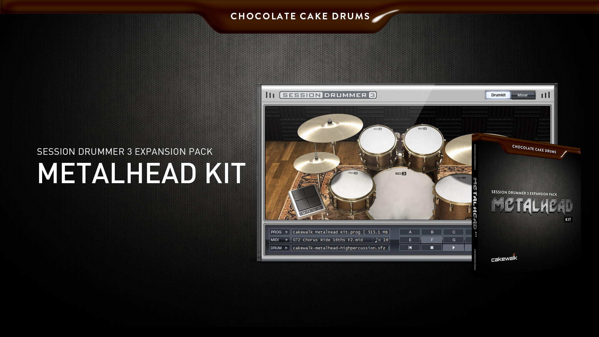 SD3: Chocolate Cake Drums - MetalHead Kit PC gameplay screenshot 1 of 2
