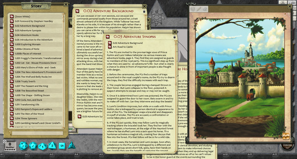 скриншот Fantasy Grounds - Snow White (PFRPG) 1