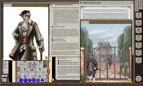 скриншот Fantasy Grounds - Trail of the apprentice: The King's Curse 0
