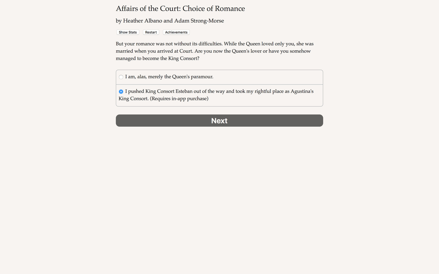 Affairs of the Court: Choice of Romance - Play as the Consort Featured Screenshot #1