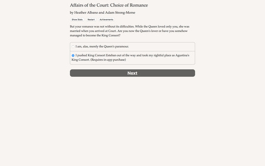 Affairs of the Court: Choice of Romance - Play as the Consort Affairs of the Court: Choice of Romance - Play as the Consort
