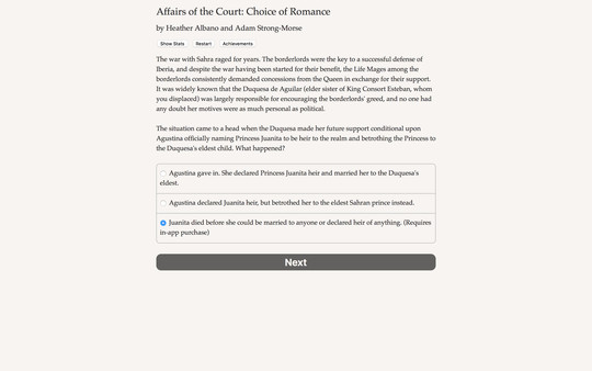 Affairs of the Court: Choice of Romance - Death to the Princess Affairs of the Court: Choice of Romance - Death to the Princess