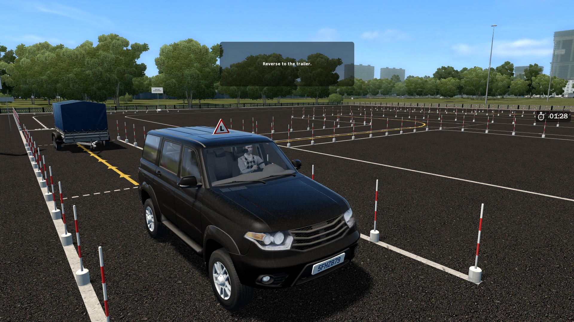Veículo simulador de corrida, dirigindo jogos de carros 3d