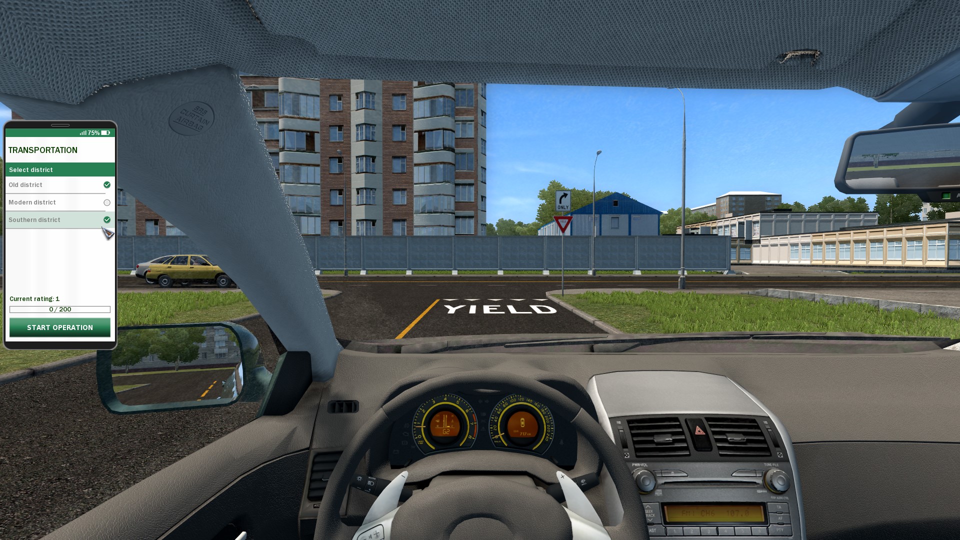 PC] City Car Driving Simulator With Steering Wheel 