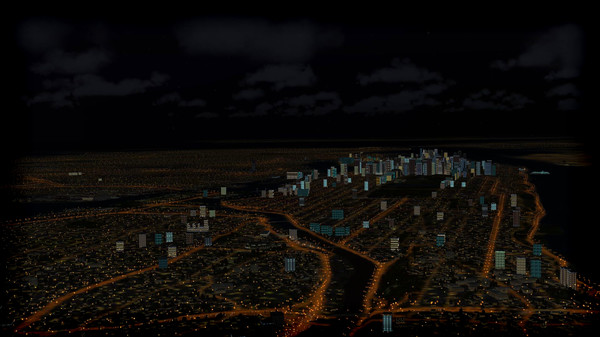 скриншот FSX Steam Edition: Night Environment: New York Add-On 1