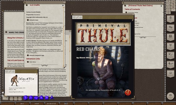 скриншот Fantasy Grounds - 5E: Primeval Thule: Red Chains 0