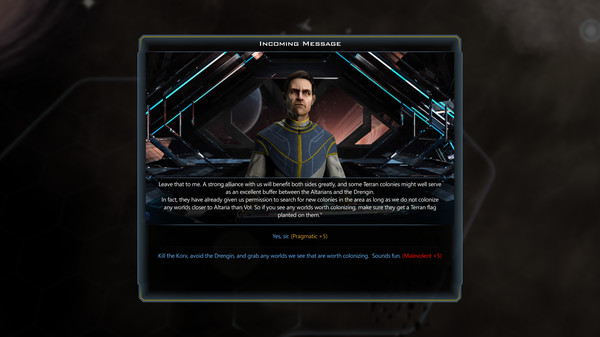 скриншот Galactic Civilizations III - Altarian Prophecy DLC 1
