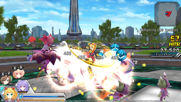 Скриншоты MegaTagmension Blanc + Neptune VS Zombies 20